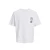 JACK & JONES JUNIOR rechtvallend T-shirt met backprint – wit