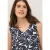 Gedessineerde blouse top