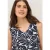 Cecil Dames Gedessineerde blouse top in Blauw