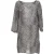 Ba&Sh mini-jurk met luipaardprint in bruine viscose