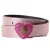 Kurt Geiger leren riem Eagle Heart lichtroze