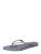 ILSE JACOBSEN Teenslipper ‘Cheerful’  duifblauw / zilver