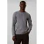 CALVIN KLEIN JEANS regular fit longsleeve met wafelstructuur – staalgrijs