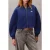 Calvin Klein Oversized Scuba Bomber Jacket Blue Herald