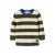 NAME IT MINI katoenen oversized gestreepte trui – donkergroen