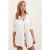 Linnen Gemengde Shirt met Knoopsluiting
