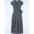 Topvintage exclusive ~ Layla Cross Over Dress in navy en gebroken wit