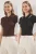 TRENDYOLMİLLA Dames Meerkleurig Colorblock Kort Getailleerd Blouses