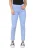 M&Co Dames jeans met hoge taille en taps toelopende rechte pijpen in hemelsblauw