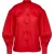 Rood shirt met bisschopsmouwen
