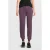 Anytime fleece joggingbroek paars melange