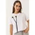 3D Bloemendetail T-shirt