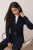 TRENDYOLMİLLA Dames Donkerblauw Effen Lang Regular fit Vesten