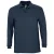 SOLS Heren-Winter II Poloshirt met lange mouwen van Piqué katoen (Marine)