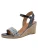 Tamaris Sandaal  nachtblauw / jade groen / wit