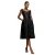 Damesjurk met plooi Goddiva Crushed Midi