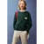 Mango Kids sweater met backprint – donkergroen
