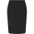 Boss Vilea jersey casual kokerrok voor dames (Zwart)