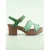 Loke klompjes in mint en groen