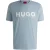 Hugo Heren-T-shirt met Dulivio-logo in contrasterende kleuren (Blauw)