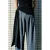 Mango straight regular waist broek petrol