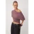 TRENDYOLMİLLA Dames Rood Gestreept Kort Getailleerd T-shirts