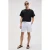 Relaxed short met rechte pijpen en trekkoord
