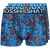 Crosshatch Heren Linamo Open Fly Boxer Shorts (Blauw)