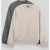Heren Effen Rundhals Sweatshirt