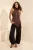 TRENDYOLMİLLA Dames Bruin Effen Mouwloos Regular fit Blouses