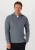 Blue wool half zip