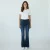 Geisha Jennifer 812 jeans flair blue denim stonewash