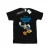 Disney Heren Donald Duck Woedend Donald T-Shirt (Zwart)