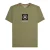 Lambretta Heren Box Logo T-shirt (Kaki Groen)
