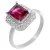 Orphelia Dames 925 Sterling Zilveren Ring – Zilver ZR-7237/RU