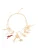 studioselect Ketting  goud / rood / transparant