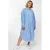 Gozzip gestreepte blousejurk blauw