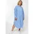 Gozzip gestreepte blousejurk blauw