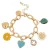 Life of Bulu armband met bedels goudkleurig