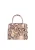 Faina Handtas Dames Camel zwart