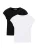 Pull&Bear Shirt  zwart / wit