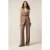 Oltre Vest In Viscose Blend Fabric Brown