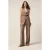 Oltre Vest In Viscose Blend Fabric Brown