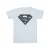 DC Comics Heren Superman Indigo Blauw Logo T-Shirt (Wit)