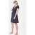 Seraphine Maternity Wrap Dress Navy
