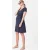 Seraphine Maternity Wrap Dress Navy