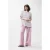 Catwalk Junkie Oversized Striped Tshirt Rosebloom