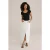 We Fashion Skirt Maxi Length Off-white