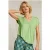 River Woods Green V-neck Short Sleeve Tee