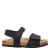 Nelson Kids leren sandalen zwart